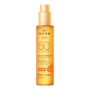 Nuxe Sun Spf50 Huile Bronzante Visage Et Corps Fl Pompe/150ml à Mimizan