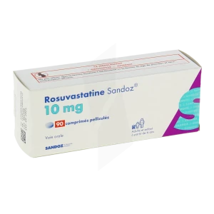 Rosuvastatine Sandoz 10 Mg, Comprimé Pelliculé