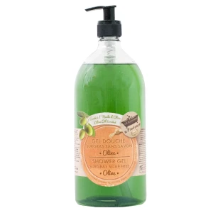 Les Petits Bains De Provence Gel Enrichi à L'huile D'olive Olive 1l