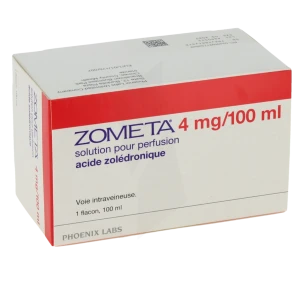 Zometa 4 Mg/100 Ml, Solution Pour Perfusion