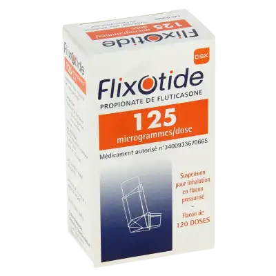 Flixotide 125 Microgrammes/dose, Suspension Pour Inhalation En Flacon Pressurisé à NOROY-LE-BOURG