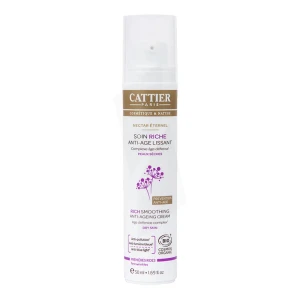 Cattier Nectar Eternel Cr Soin Riche Anti-âge Lissant Fl Airless/50ml