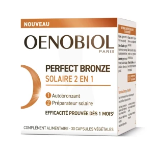 Oenobiol Perfect Bronze Solaire 2 En 1 Capsules B/30