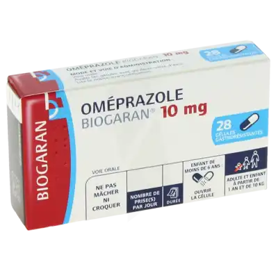 Omeprazole Biogaran 10 Mg, Gélule Gastro-résistante à POITIERS