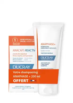 Ducray Anacaps Reactiv Gélules B/90+shampooing à CLEON