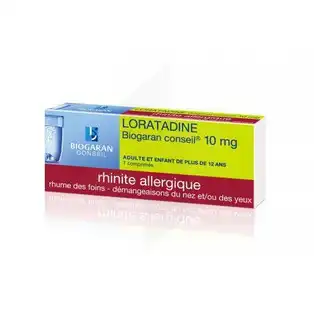 Loratadine Biogaran Conseil 10 Mg, Comprimé à BOURBON-LANCY