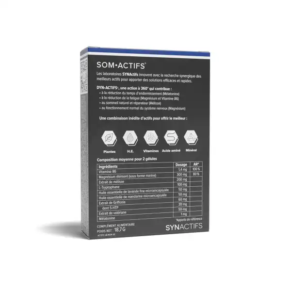 Aragan Synactifs Somactifs Gélules B/30