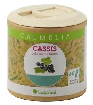 Calmelia Cassis 220mg Gélules  Boîte De 60 à BIGANOS