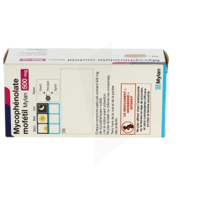 Mycophenolate Mofetil Viatris 500 Mg, Comprimé Pelliculé