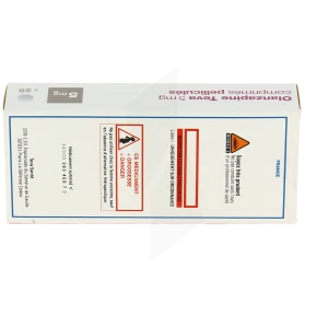 Olanzapine Teva 5 Mg, Comprimé Pelliculé