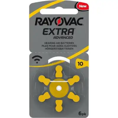 RAYOVAC EXTRA ADV Pile auditiv type 10 B/6
