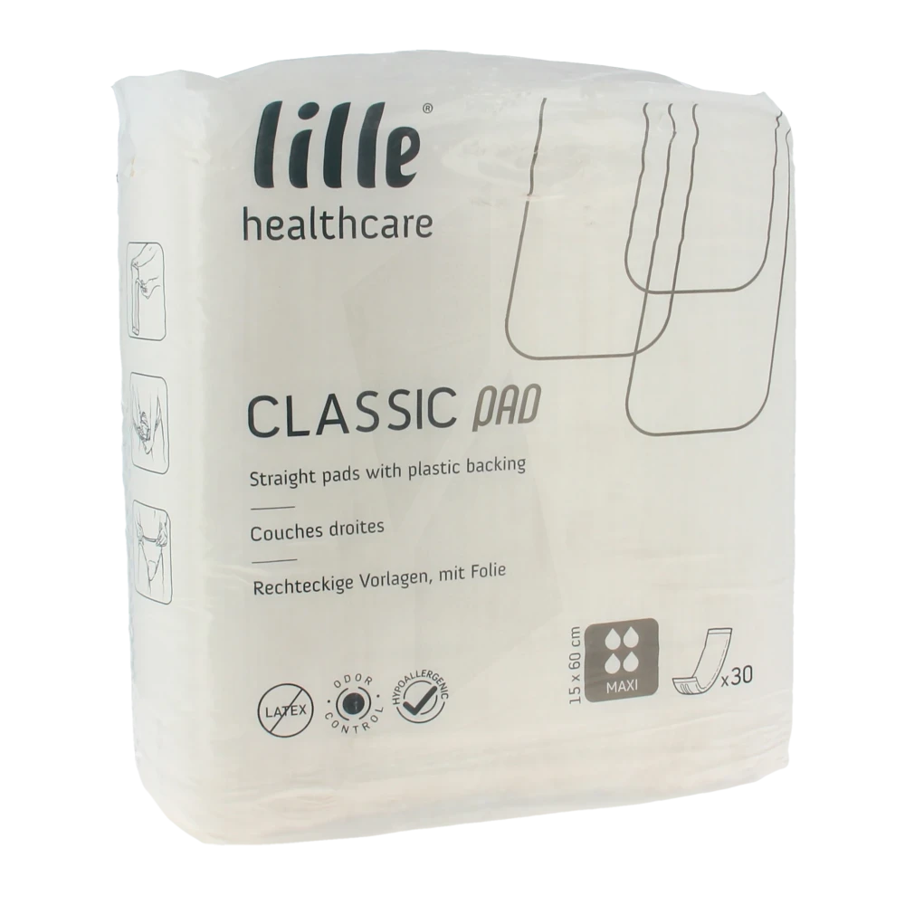 Lille Pad Couche Droite Intraversable Maxi Sachet/30