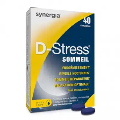 Synergia D-stress Sommeil Comprimés B/40 à Pessac