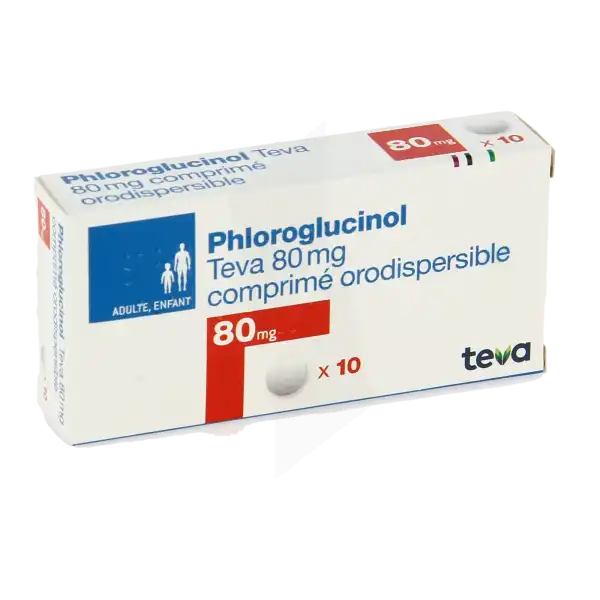 Phloroglucinol Teva 80 Mg, Comprimé Orodispersible