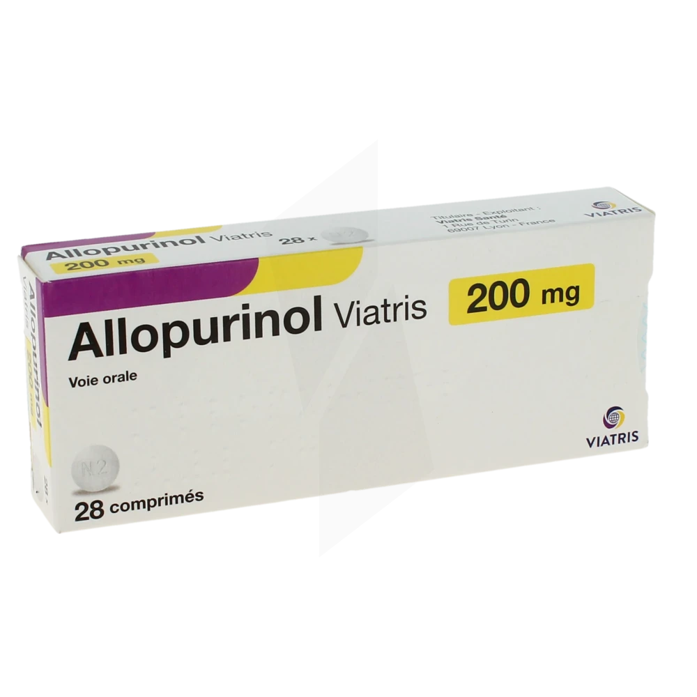 Allopurinol Viatris 200 Mg, Comprimé