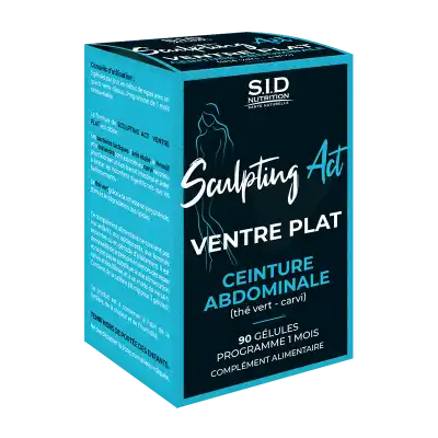 SID Nutrition Minceur Sculpting Act Ventre Plat Gélules B/90