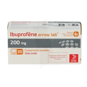 Ibuprofene Arrow Lab 200 Mg, Comprimé Enrobé