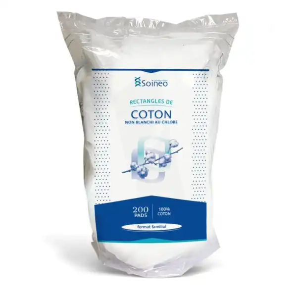 Soineo Rectangles De Coton Sachet/200
