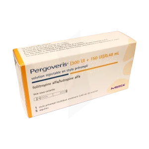 Pergoveris (300 Ui + 150 Ui)/0,48 Ml, Solution Injectable En Stylo Prérempli