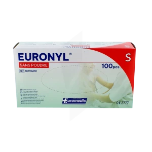 Euronyl Gant Vinyl Non Poudré T6/7 B/100