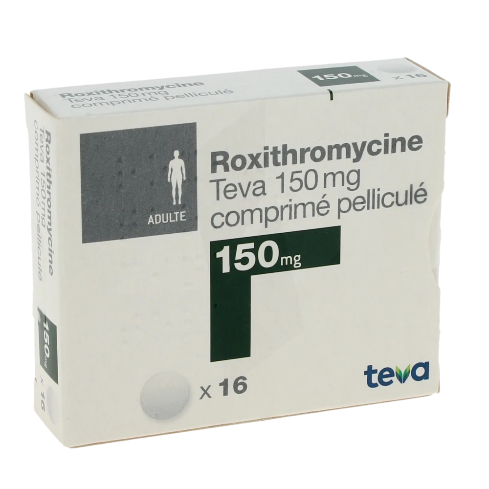 Roxithromycine Teva 150 Mg, Comprimé Pelliculé