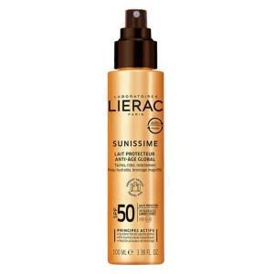Liérac Sunissime Spf50 Lait Protecteur Corps Fl Pompe/100ml
