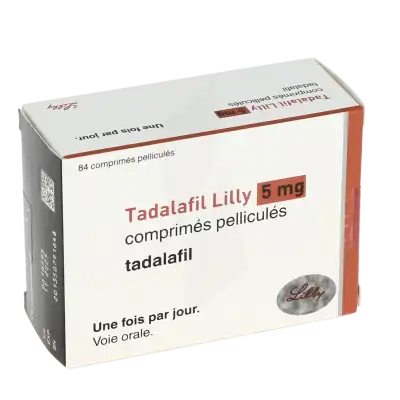 Tadalafil Lilly 5 Mg, Comprimé Pelliculé à Abbeville