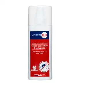 Mousti K.o Lot Anti-moustique Zones Tropicales Infestées Ir3535 25% + Lavandin Vapo/100ml à Mérignac