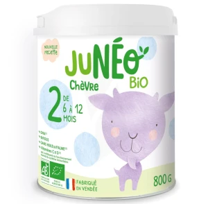 Junéo Chèvre 2ème âge Lait En Poudre B/900g