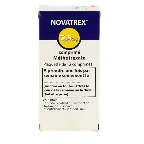 Novatrex 2,5 Mg, Comprimé