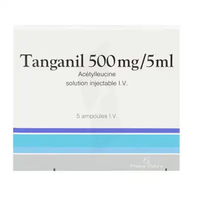 Tanganil 500 Mg/5 Ml, Solution Injectable I.v. En Ampoule à SAINT-MEDARD-EN-JALLES