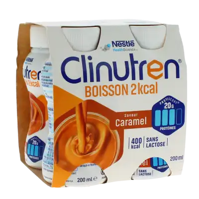 CLINUTREN BOISS 2KCAL Nutrim caram 4 bouteilles de 200 ml