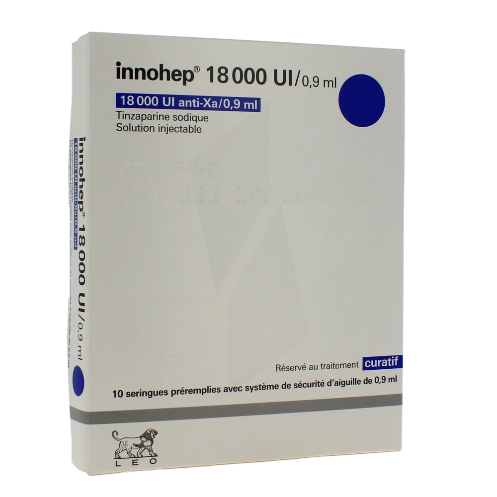 Innohep 18 000 Ui Anti-xa/0,9 Ml, Solution Injectable En Seringue Préremplie