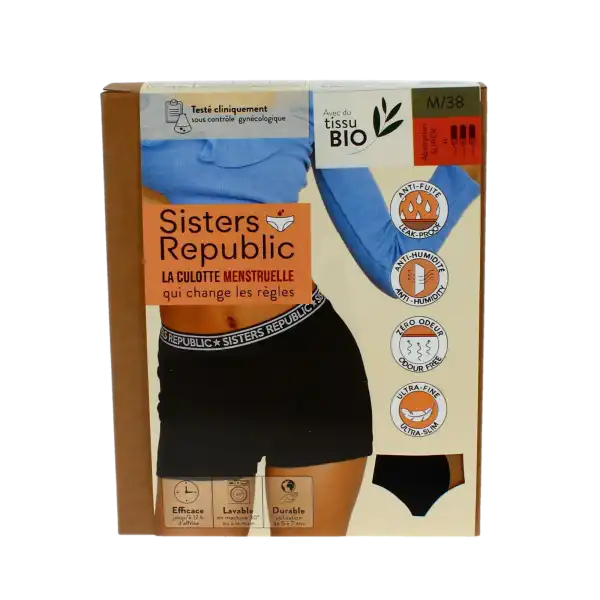 Sisters Republic Ginger Boxer Menstruelle Flux Super Tm