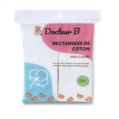Docteur B Rectangle Coton Sachet/180 à BOURG-SAINT-MAURICE