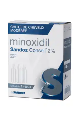 Minoxidil Sandoz Conseil 2 %, Solution Pour Application Cutanée à Angers