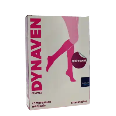Sigvaris Dynaven Semi-opaque Chaussette Classe 2 Femme Marine Normal L à Grenade