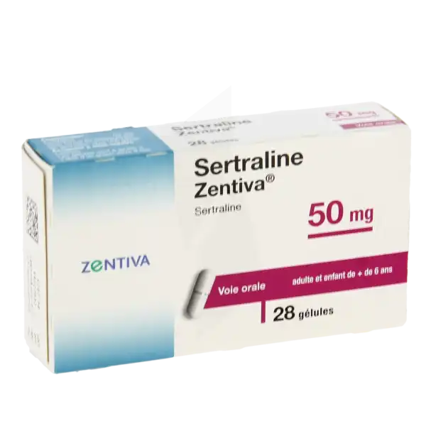 Sertraline Zentiva 50 Mg, Gélule