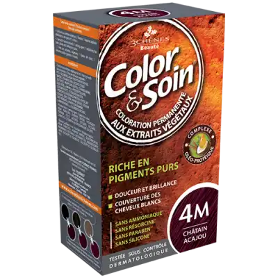 Color&soin Kit Coloration Permanente 4m Châtain Acajou à SAINT-PRIEST
