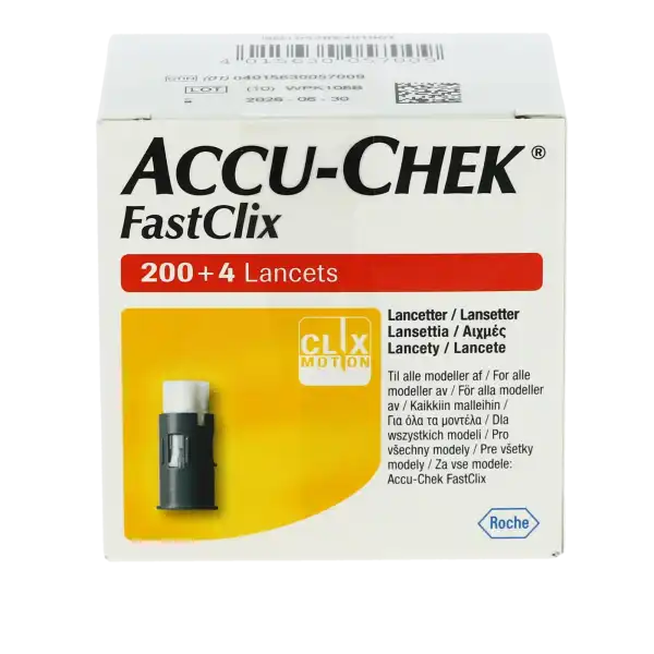 Accu-chek Fastclix Lancettes B/204