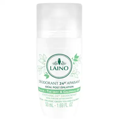 Laino Déodorant 24h Apaisant Thé Vert Roll-on/50ml à Lacanau