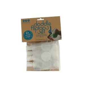 Gourdes Reutilisables Flip Tops Doddle Bags Pack/4