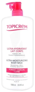 Topicrem Ultra-hydratation Corps Lait Ultra-hydratant Fl Pompe/1l
