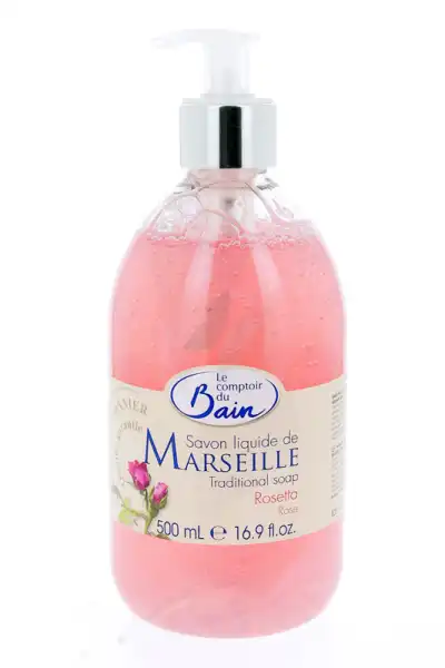 Le Comptoir Du Bain Savon Traditionnel De Marseille Rosetta Fl Pompe/500ml