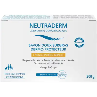 Neutraderm Savon Doux Surgras Dermo-protecteur 200g à MONTPEZAT-SOUS-BAUZON