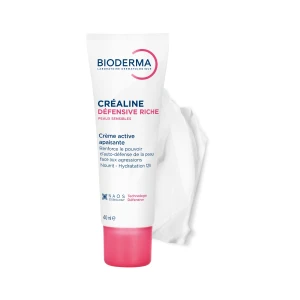Bioderma Créaline Défensive Crème Active Apaisante Riche Pour Peau Sensible 40ml