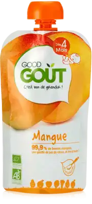 Good Goût Alimentation infantile mangue Gourde/120g