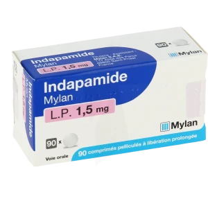 Indapamide Viatris Lp 1,5 Mg, Comprimé Pelliculé à Libération Prolongée