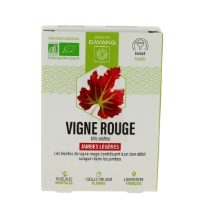 Dayang Vigne Rouge Bio 15 Gélules