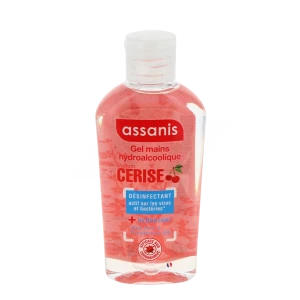 Assanis Pocket Gel Hydroalcoolique Cerise Flacon De 80 Ml